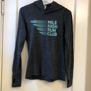 Mile High Run Club long sleeve with hood